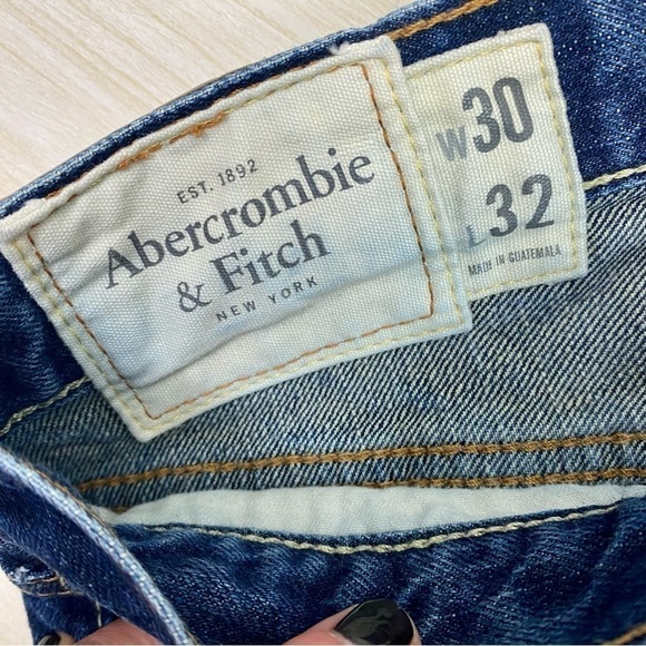 Abercrombie and Fitch Straight leg jeans size 30 x 32 - Picture 5 of 8
